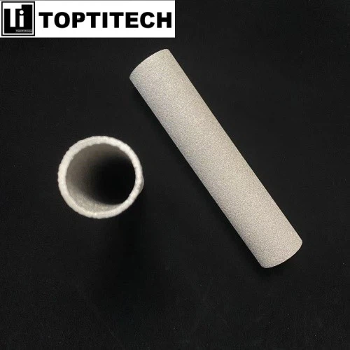 100µm Sintered Titanium Coarse Filter For Flue Gas Equipment Protection factory