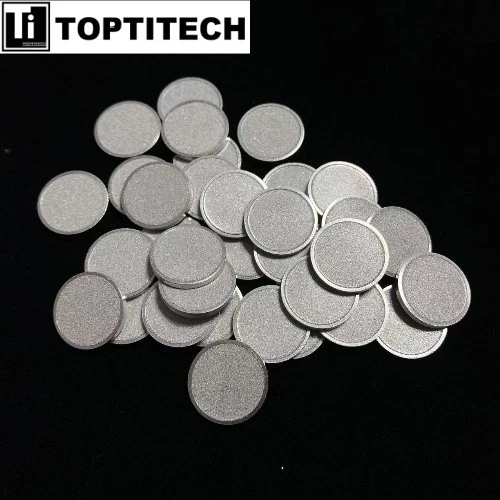Sintered SS316L Powder Filter Discs With A 1mm Ring Outside suppliers